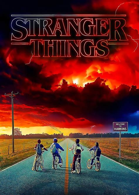 'Stranger Things' Poster by Linka Ampera | Displate | Stranger things ...