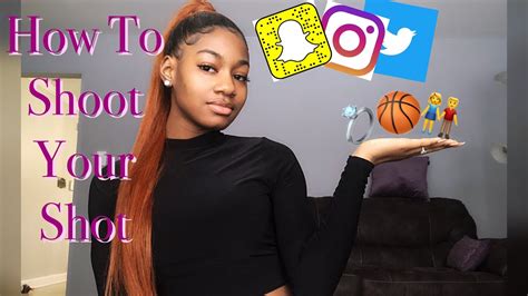 How to SHOOT YOUR SHOT🏀💍| DMs, tricks, tips, pickup lines📲 - YouTube