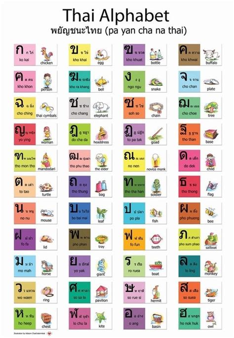 thai alphabet - Google Search | Thai alphabet, Learn thai language, Learn thai