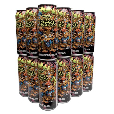 Energy Drink - 24 Box Cans - Monkey Energy Drinks