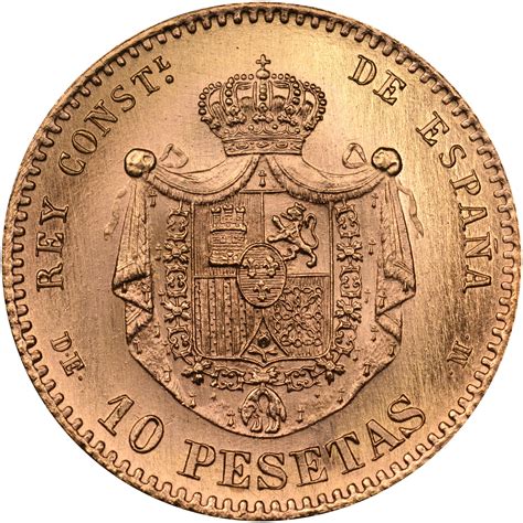 Spain 10 Pesetas KM 677 Prices & Values | NGC