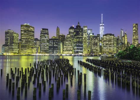 Manhattan city skyline City skyline prints - TenStickers