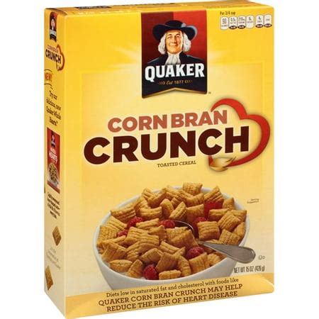 Quaker Crunchy Corn Bran Cereal, 15 Oz, - Walmart.com