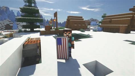 Minecraft - American Flag Banner Creation Guide - PwrDown