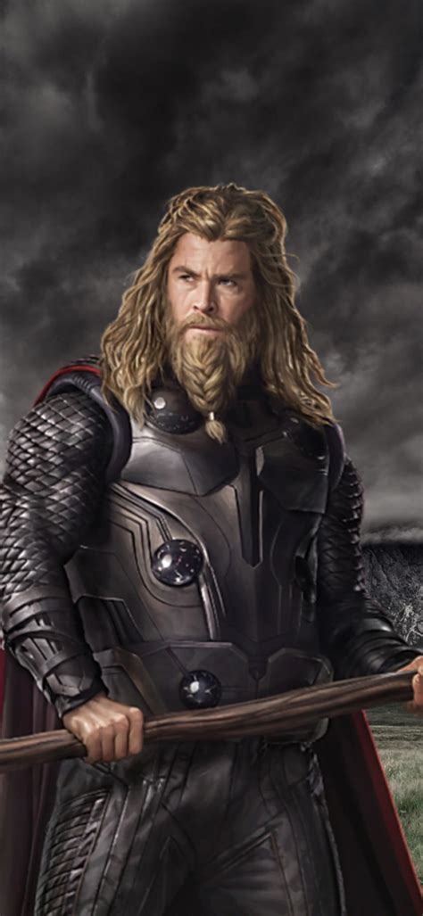 720x1560 Resolution Chris Hemsworth As Thor In Endgame 720x1560 ...