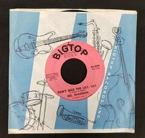 Del Shannon ‎Hats Off To Larry & Don't Gild The Lilly, Lily 45 RPM 1961 ...