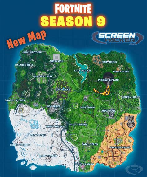 Fortnite Season 9 Map