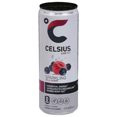 Save on Celsius Live Fit Sparkling Wild Berry Energy Drink Order Online ...