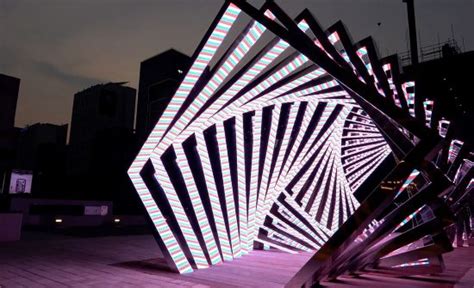 Accumulation: Dramatic LED Light Tunnel by Yang Minha | Inspiration ...