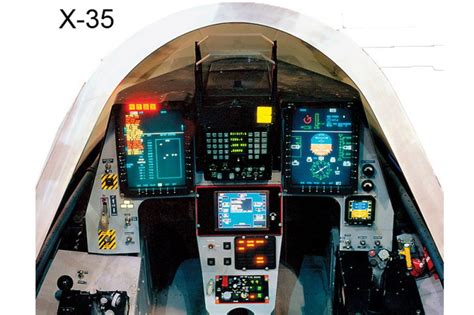 F-35A Cockpit : F-35 cockpit demonstrator simulates capabilities of new ...