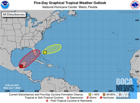 HURRICANE SEASON! Two Systems Forming Near Florida - BocaNewsNow.com