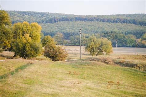 Autumn Nature Landscape In Moldova Stock Photo - Image: 66463394