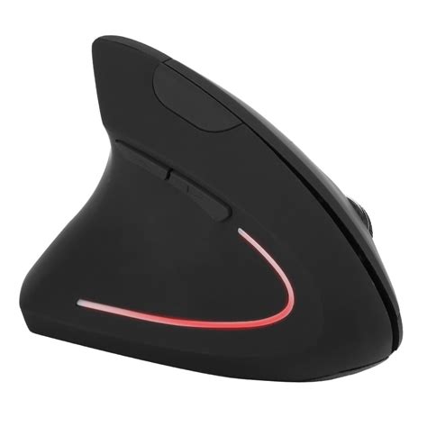 Tebru Left-Handed 2.4GHz Wireless USB Ergonomic Vertical Optical Mouse ...