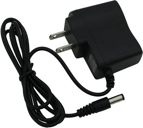 9V AC/DC Power Supply Adapter 500ma (0.5 amps) AC to DC Electric ...