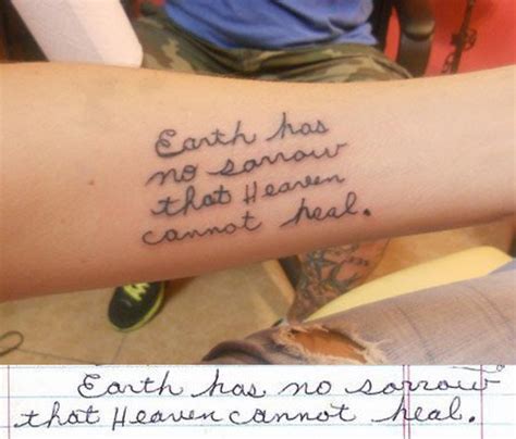 Death Quotes For Loved Ones Tattoos