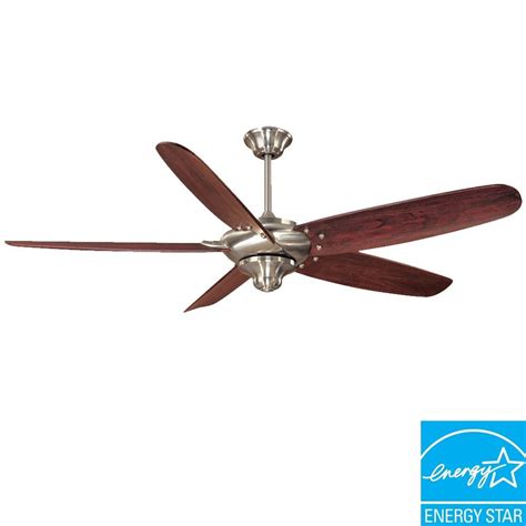 Home Decorators Collection Altura 68 in. Brushed Nickel Ceiling Fan-26669 - The Home Depot