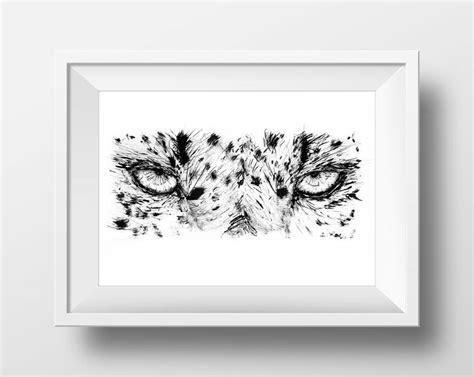 Fierce Leopard Eyes Drawing by David Rabie | Saatchi Art