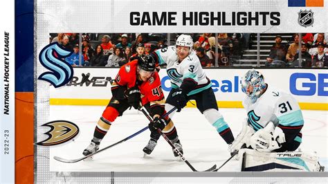 Kraken @ Ducks 10/12 | NHL Highlights 2022 - YouTube