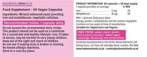 Elemental Iron Plus | Native Nutrients