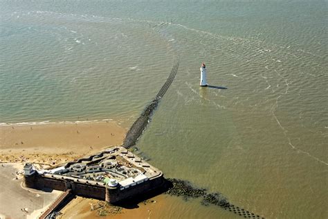 New Brighton Lighthouse in New Brighton, GB, United Kingdom ...