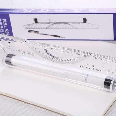 Rolling Parallel Ruler 30 cm Protractor Technical ... – Grandado