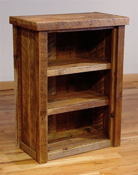 Rustic Heritage Bookcase: A Beautiful Piece of Reclaimed Barn Wood