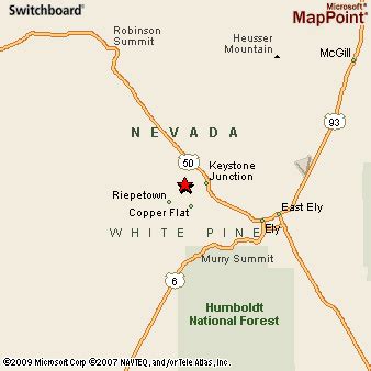 Where is Ruth, Nevada? see area map & more