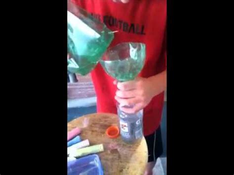 Chalk and Water Science Experiment - YouTube