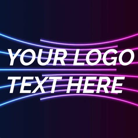 NEON LOGO design Template | PosterMyWall