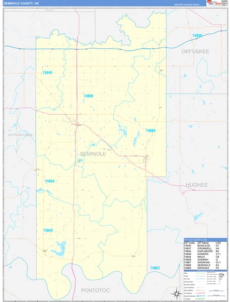 Maps of Seminole County Oklahoma - marketmaps.com