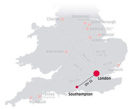 Southampton Train Station Map