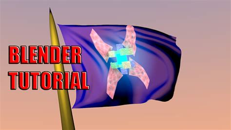 Blender - Waving Flag Animation Tutorial - Wind Force Field - YouTube