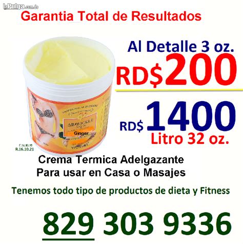 crema térmica para quemar grasa localizada garantizada los resultados - lapulga.com.do | La ...