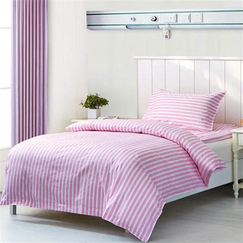 100% Cotton Striped Hospital Healthcare Bed Linens Bedding - Vandor Bed ...