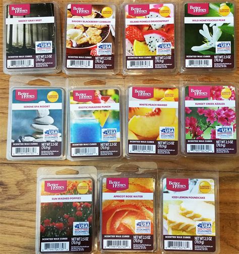 Scented Wax Melt Reviews: Better Homes & Gardens Scented Wax Melts Review - Early Spring 2016