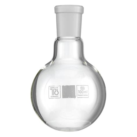 Flask, round bottom, 100 ml, borosilicate, with ground joint 19/26 | Dispolab Nederland