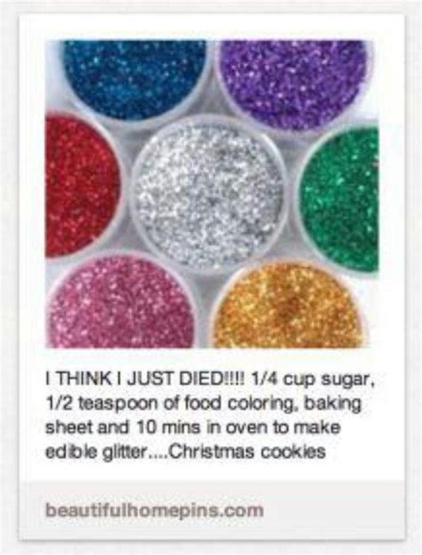 Pin on DIY | Edible glitter, Edible glitter sugar, Baking