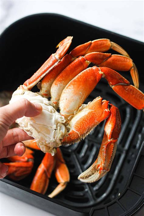 Air fryer dungeness crab legs (fresh or frozen) | Cooking dungeness crab, Dungeness crab legs ...