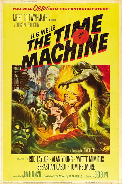 'The Time Machine, From Left Center: Yvette Mimieux, Rod Taylor, 1960' Print | AllPosters.com ...