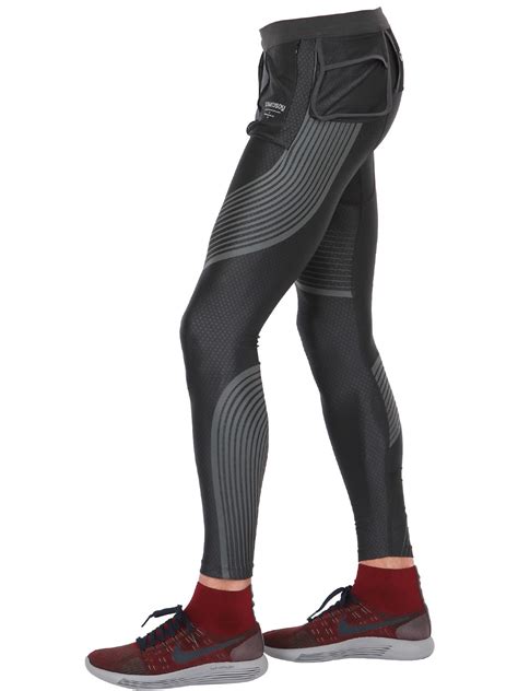 Nike Utility Speed Compression Running Tights in Gray for Men | Lyst