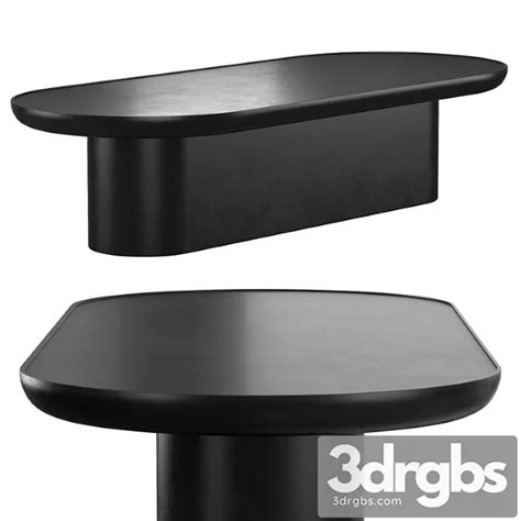 Table black oval - 3DSKY Decor Helper