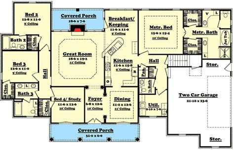 Elegant 4 Bedroom House Plan with Options - 11712HZ | Architectural Designs - House Plans