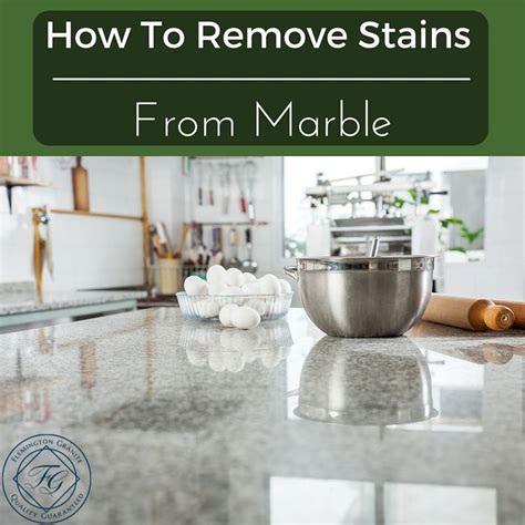 How To Remove Stains From Marble - Flemington Granite | Cleaning marble stains, Cleaning marble ...