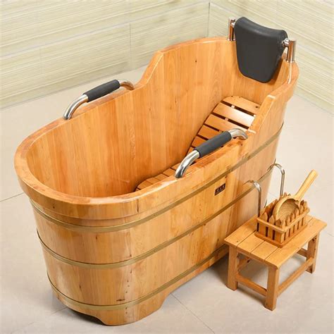 Customized Wooden Portable Bathtub For Adults - Buy Wooden Portable ...