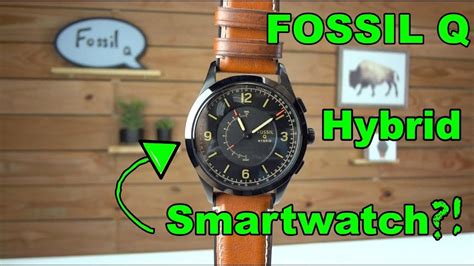 Fossil Q Hybrid Smartwatch Review!!! - YouTube