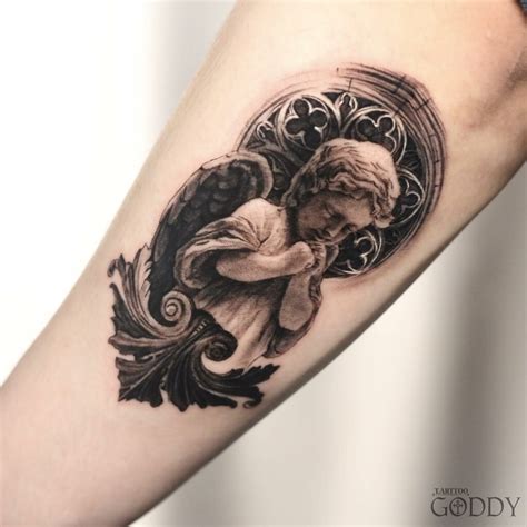 11+ Angel Statue Tattoo Ideas That Will Blow Your Mind!