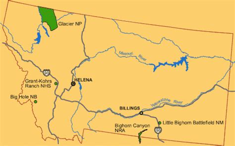 Montana State Parks Map - Printable Map