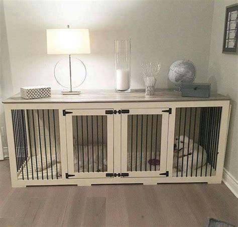 Indoor wooden dog crate! Brilliant! | Home decor, Furniture, Decor