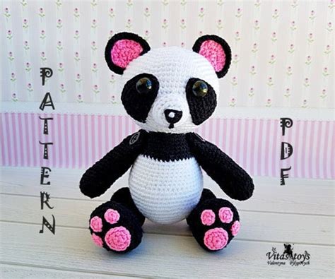 Amigurumi Toy Panda, Crochet Panda Toy, Panda Bear Pattern - Etsy