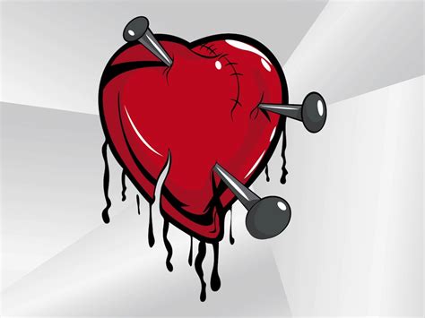 Broken Heart Cartoon Vector Art & Graphics | freevector.com